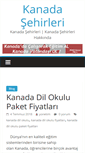 Mobile Screenshot of kanadasehirleri.com